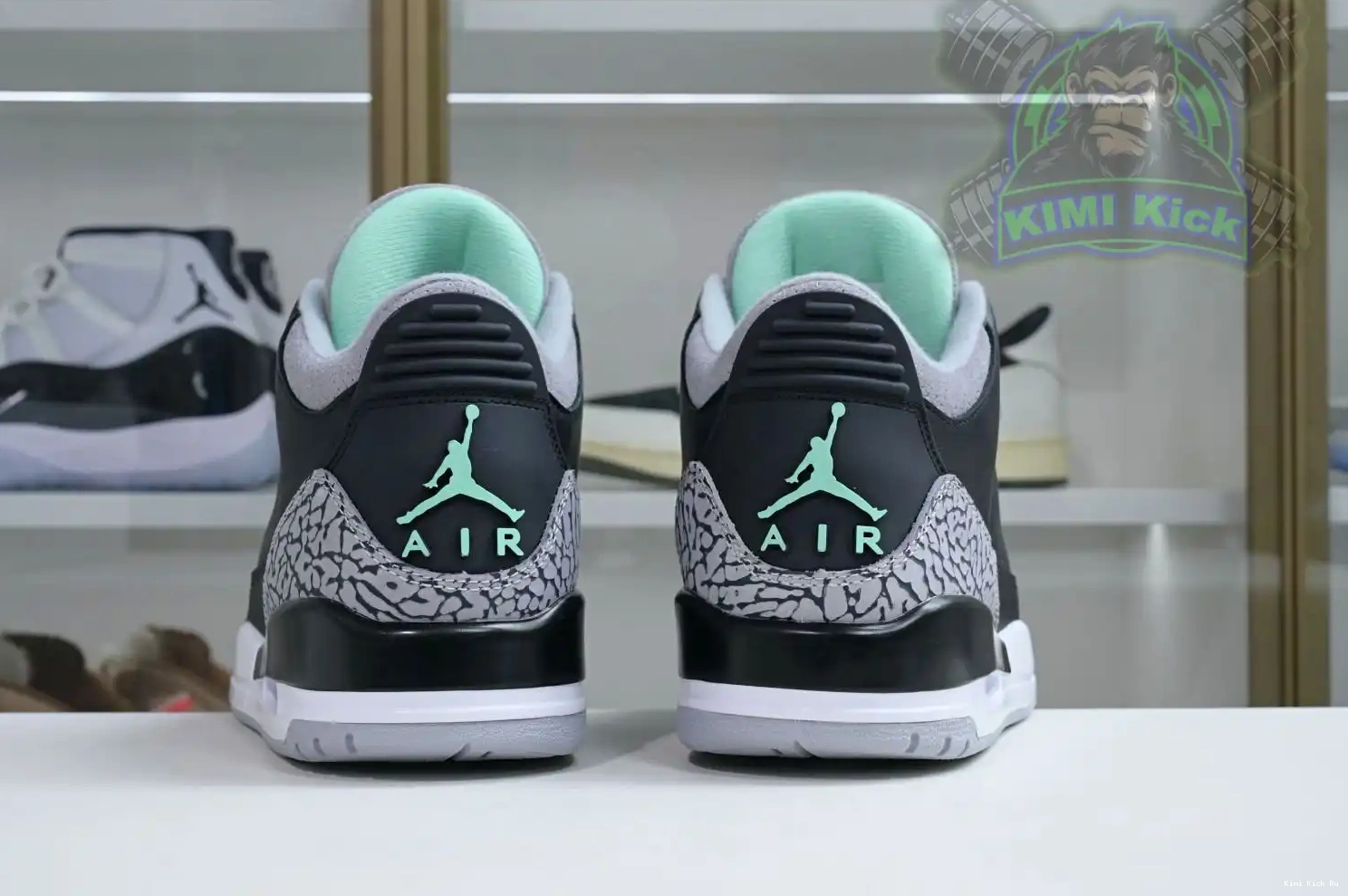Green Glow Jordan Kimikick Air 3 0721